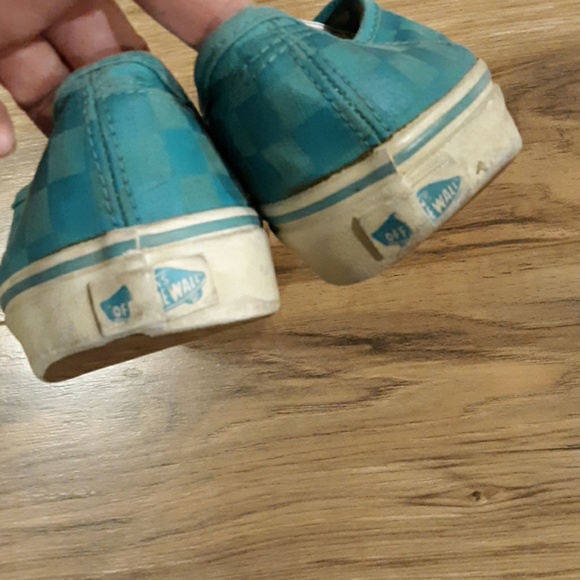 Old School Blue Checkered Vans. - Picture 3 of 7